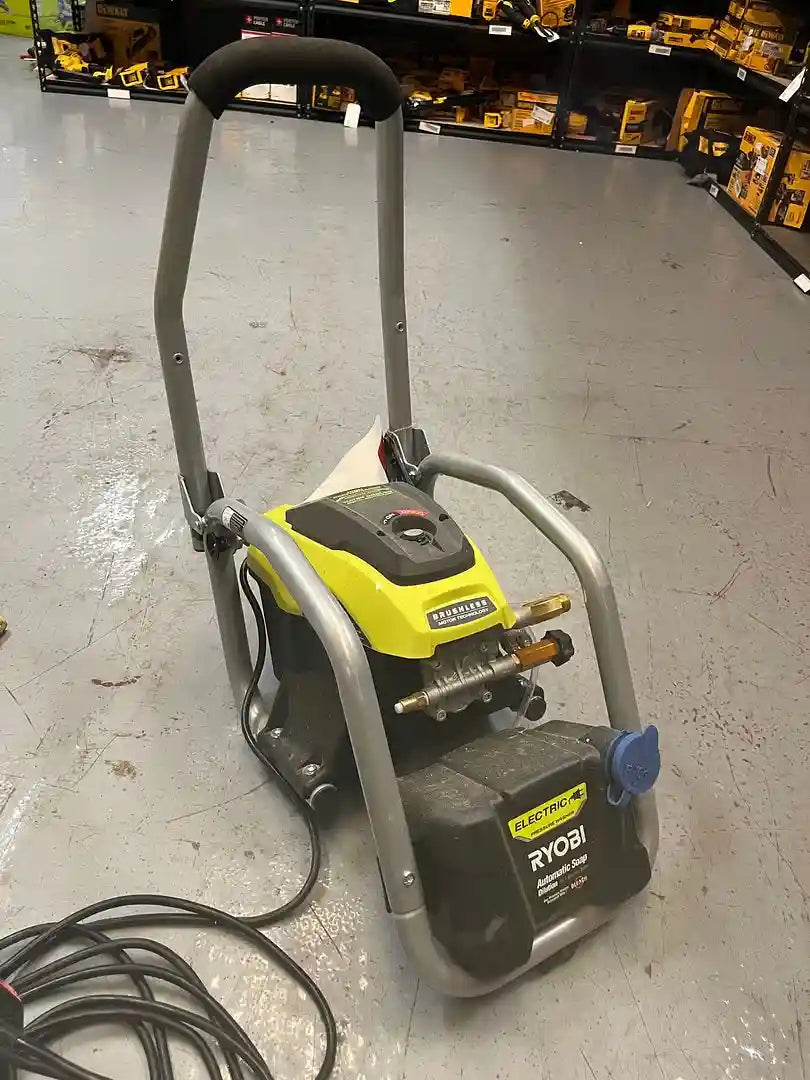 NO AXLE HARDWARE ONLY TURBO NOZZLE Ryobi 3000 PSI 1.1 GPM Cold Water Electric Pressure Washer Q452X2