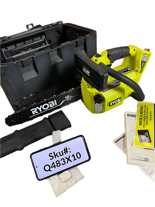 Ryobi 40V HP 12 in. Top Handle Battery Chainsaw (Tool Only) RY40509BTL Q483X10