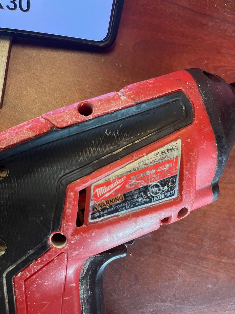 NO NOSE CONE USED Milwaukee M18 FUEL 18V Cordless Drywall Screw Gun (Tool Only) Q455X30
