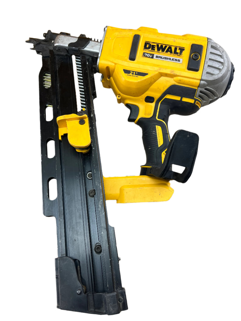 VERY USED Dewalt 20V XR 2 Speed 21 Degree Plastic Collated Framing Nailer Tool Only Spend Less Store