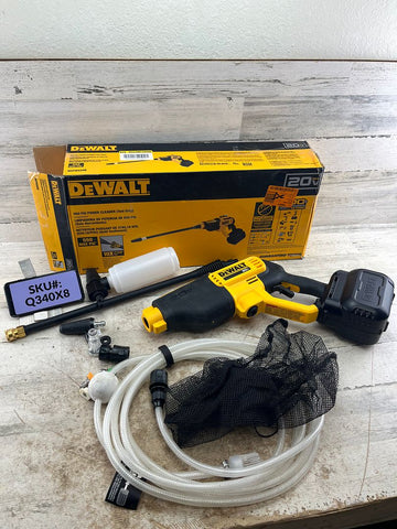Dewalt 20V 550 PSI 1.0 GPM Cordless Battery Power Cleaner 4 Nozzles (Tool Only)