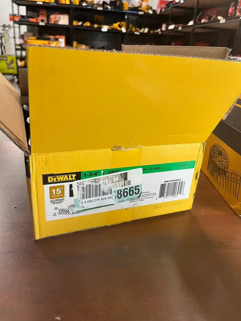 Dewalt 3 Boxes 15 Coil Siding Nails Mixed Lot 2 IN 1 3/4 IN .08 See Photo Q451X99