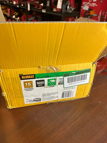 Dewalt 3 Boxes 15 Coil Siding Nails Mixed Lot 2 IN 1 3/4 IN .08 See Photo Q451X99
