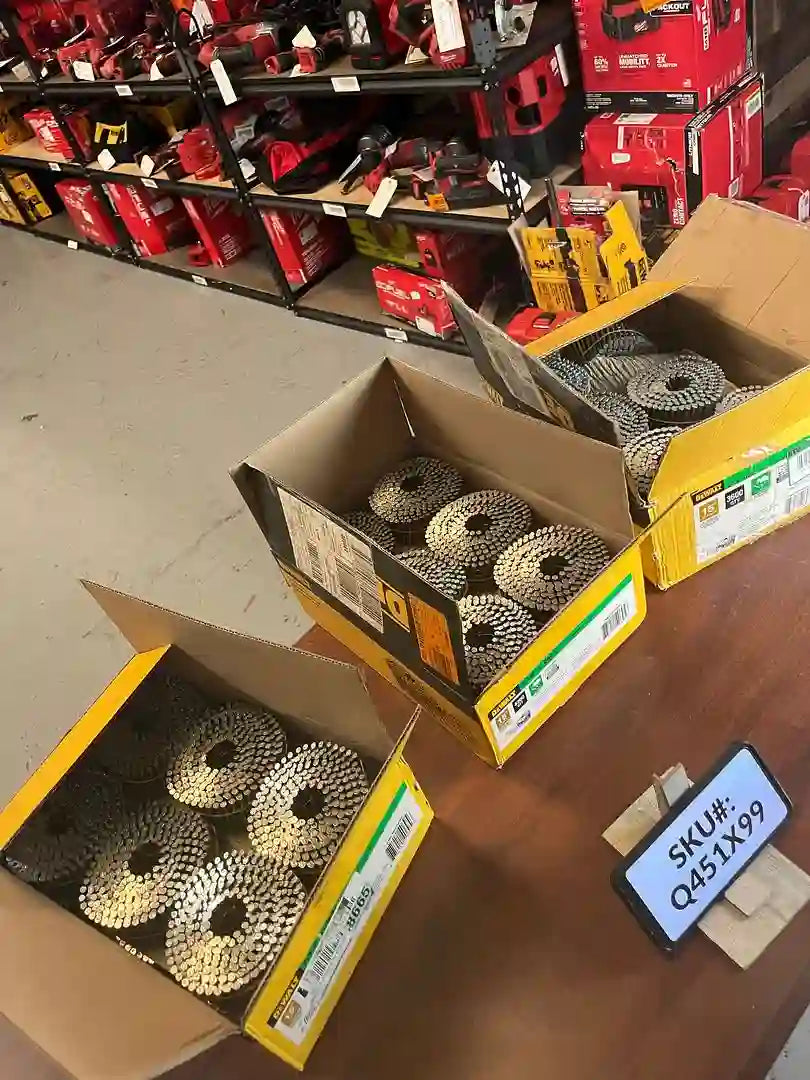 Dewalt 3 Boxes 15 Coil Siding Nails Mixed Lot 2 IN 1 3/4 IN .08 See Photo Q451X99