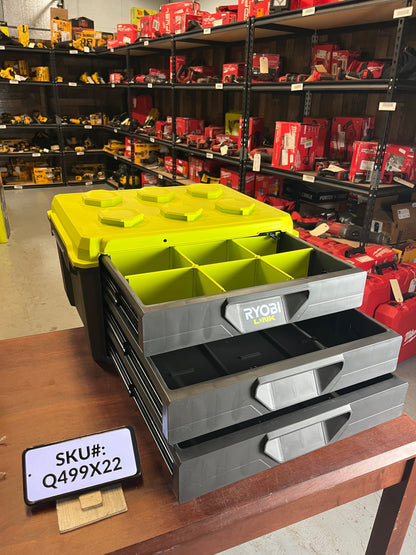 Ryobi LINK 20 in. 3-Drawer Modular Hand Tool Box STM302 Q499X22