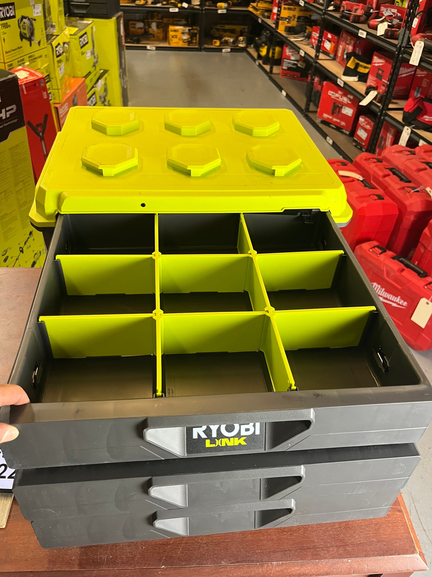 Ryobi LINK 20 in. 3-Drawer Modular Hand Tool Box STM302 Q499X22