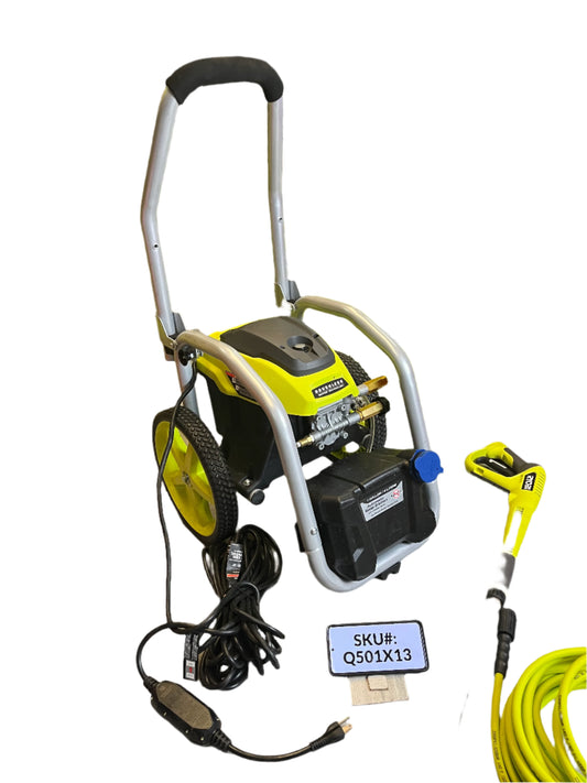 Ryobi 3000 PSI 1.1 GPM Cold Water Electric Pressure Washer RY143011 Q501X13