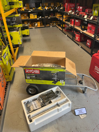 Ryobi 10 in. 5 Speed Drill Press with EXACTLINE Laser Alignment System DP103L Q502X16