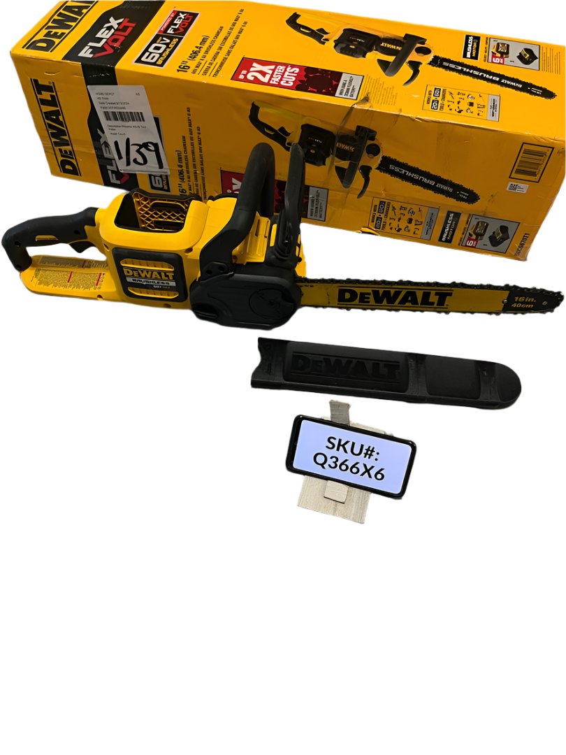 USED Dewalt 60V FLEXVOLT 16 in. Cordless Chainsaw (Tool Only)