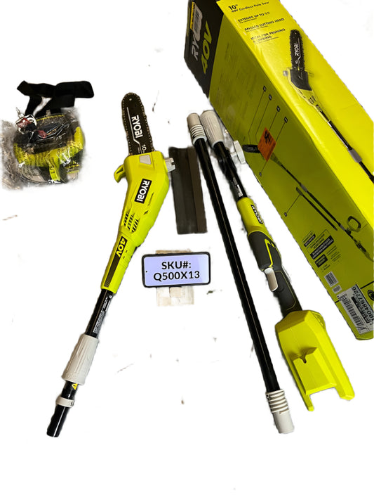 USED Ryobi 40V 10 in. Cordless Pole Saw (Tool Only) RY40506BTL