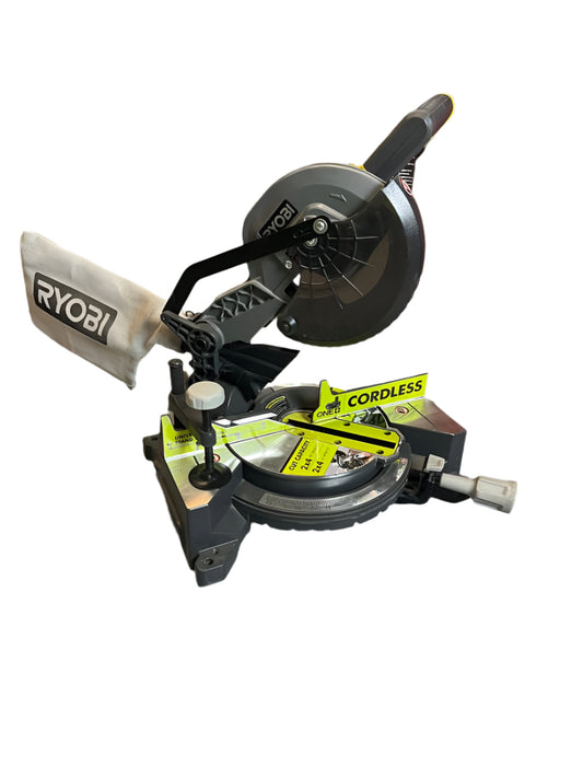 Ryobi 18V Cordless 7-1/4 in. Compound Miter Saw (Tool Only) P553