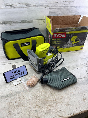 Ryobi 6 Amp Corded AC Biscuit Joiner Kit with Dust Collector & Bag
