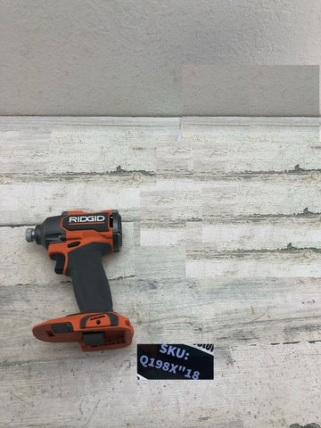 Ridgid 18V Brushless 3 Speed 1/4 in. Impact Driver (Tool Only) Q198X"18