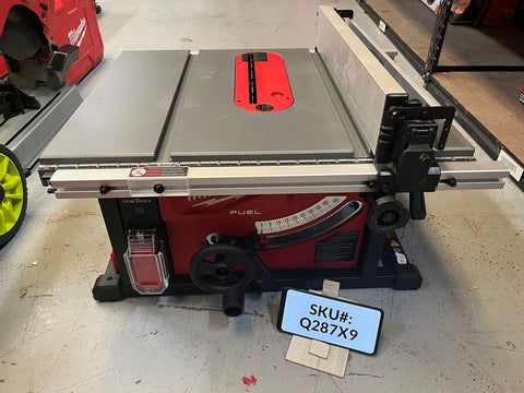 Milwaukee M18 FUEL ONE-KEY 18V 8 1/4 in. Table Saw No Blade Guard or Miter Gauge Included (Tool Only)