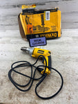 No Handle or Chuck included Dewalt 7.8 Amp Corded 1/2 in. VSR Variable Speed Reversing Drill
