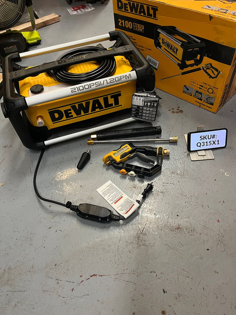 Dewalt 2100 PSI 1.2 GPM Cold Water Electric Pressure Washer – Spend Less  Store
