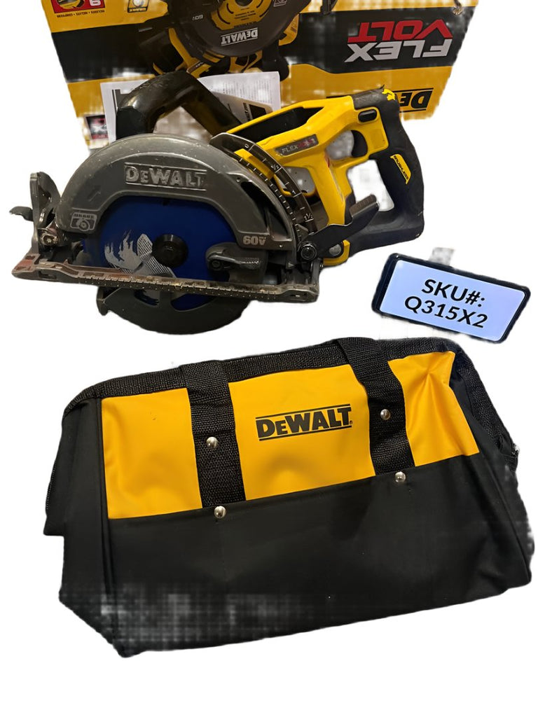 USED Dewalt FLEXVOLT 60V 7 1 4 in. Wormdrive Style Circular Saw Tool Only Bag Spend Less Store
