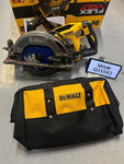 USED Dewalt FLEXVOLT 60V 7-1/4 in. Wormdrive Style Circular Saw (Tool Only) & Bag