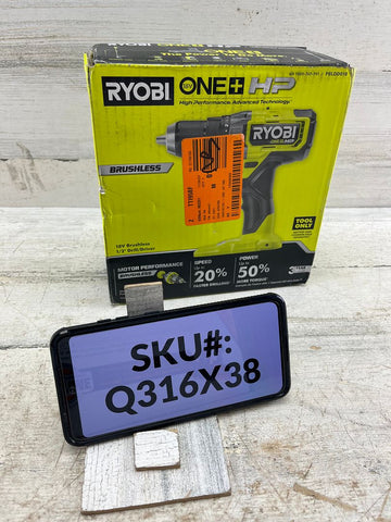 Sealed Box Ryobi 18V HP Brushless Cordless 1/2 in. Drill/Driver (Tool Only)