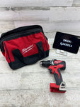 Milwaukee M18 18V Brushless 1/2 in. Compact Drill/Driver (Tool Only) Tool Bag Included