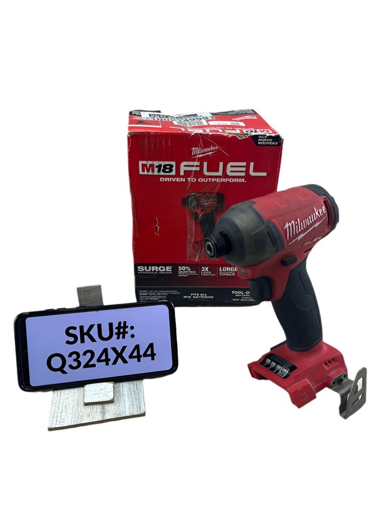 USED Milwaukee M18 FUEL SURGE 18V 1 4 in. Hex Impact Driver Tool Only Spend Less Store
