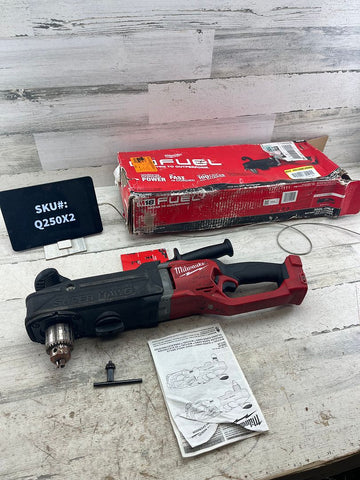 Milwaukee M18 FUEL 18V Cordless GEN 2 SUPER HAWG 1/2 in. Right Angle Drill (Tool Only) Q250X2
