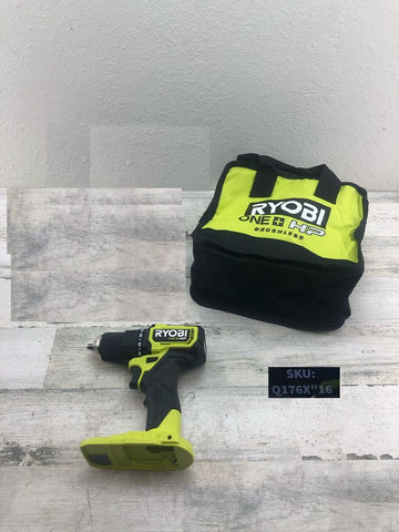 Ryobi 18V HP Brushless 1/2 in. Drill/Driver (Tool Only) Canvas Tool Bag included Q176X"16
