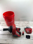 Milwaukee M12 Auger Snake Drain Cleaning Kit 1.5Ah Battery 5/16 in. x 25 ft. Cable Q176X"41