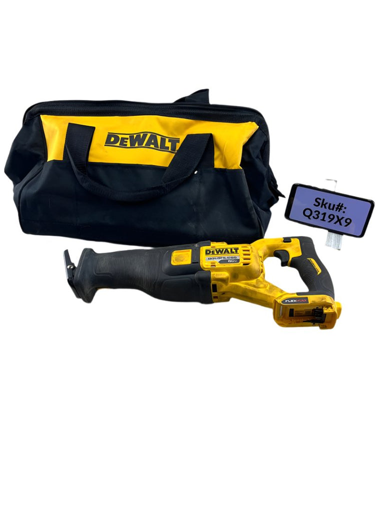 USED Dewalt FLEXVOLT 60V Cordless Reciprocating Saw Tool Only Bag Included Spend Less Store