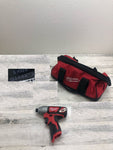 Milwaukee M12 12V 1/4 in. Hex Impact Driver (Tool Only) Tool Bag Included Q164X"2