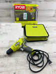 Ryobi 5.5 Amp Corded 3/8 in. Variable Speed Compact Drill Driver with Tool Bag