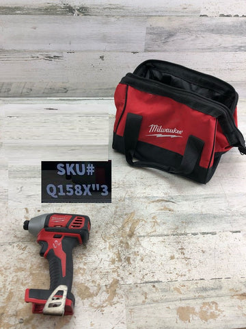Milwaukee M18 18V 1/4 in. Hex Impact Driver (Tool Only) Tool Bag Included Q158X"3