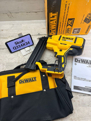Dewalt 20V XR 18-Gauge Brad Nailer (Tool Only) Tool Bag Included