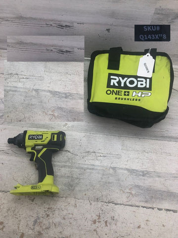 Ryobi 18V 1/4 in. Impact Driver (Tool Only) Canvas tool Bag included Q143X"8