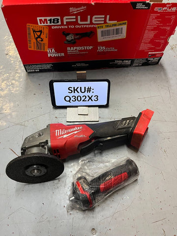 Milwaukee M18 FUEL 4-1/2 in.-5 in. Grinder Paddle Switch (Tool Only) No Wheel Guard