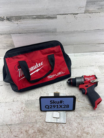 Milwaukee M12 FUEL 12V Cordless 1/2 in. Hammer Drill (Tool Only) Bag included 