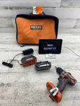 Ridgid 18V SubCompact Brushless 1/2 in. Drill Kit 2Ah Battery Charger & Bag